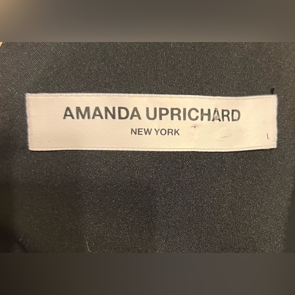 Amanda Uprichard Black and Tan Ruched Mini Dress - Picture 6 of 6